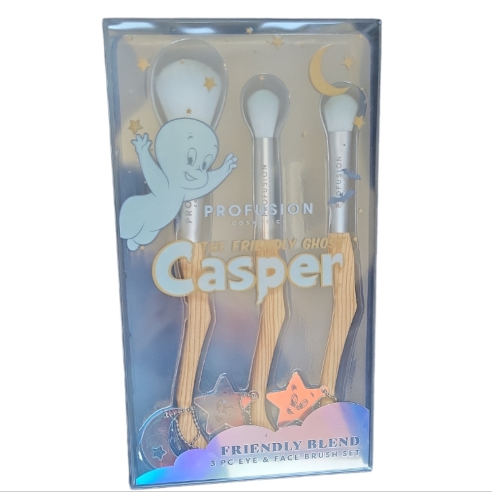 NWT Casper × Profusion 3 Piece brush set